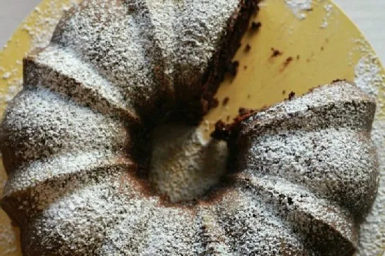 Вкусный тройной шоколадный торт Бундт
